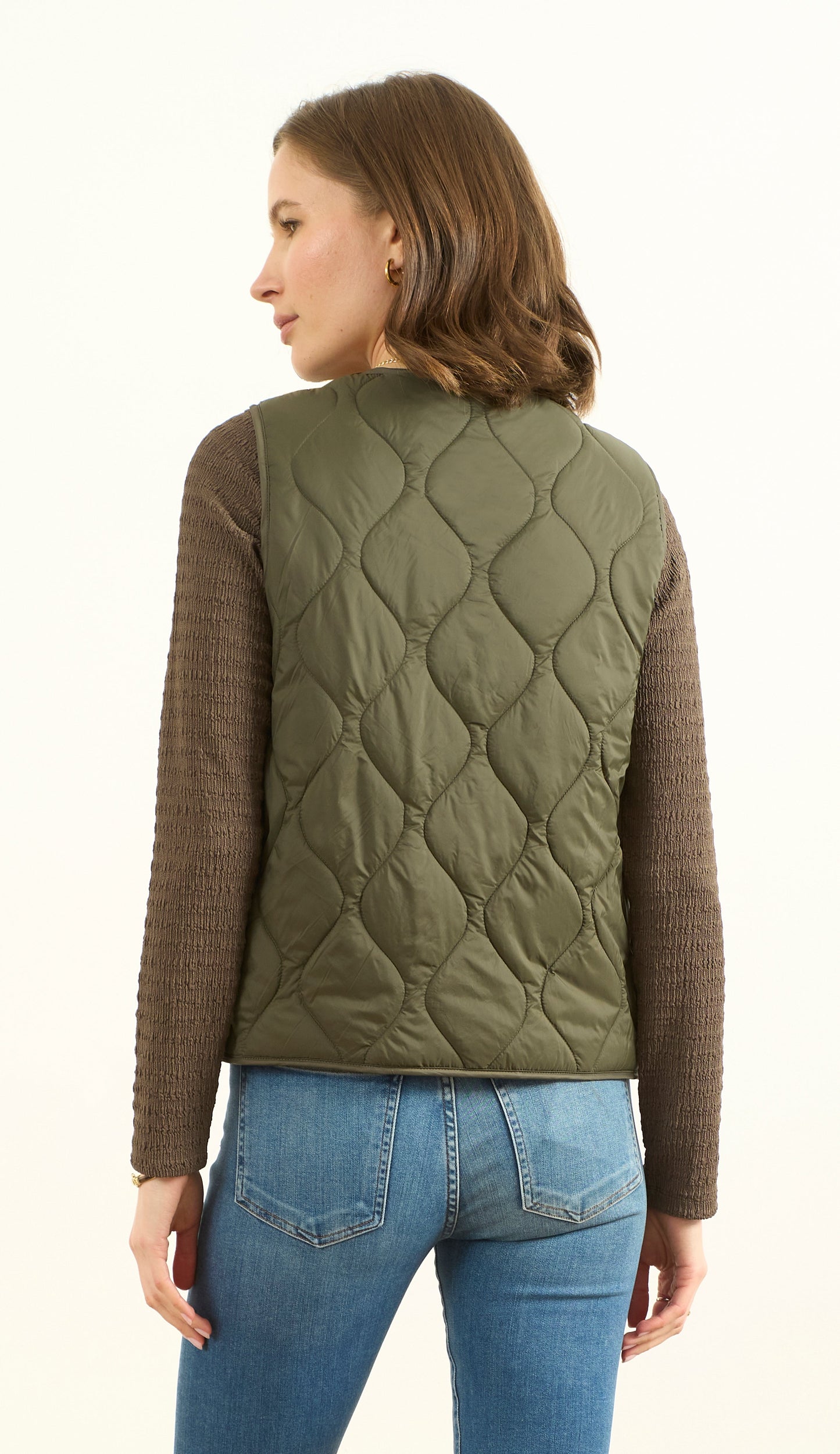 TOGGLE QUILTED VEST