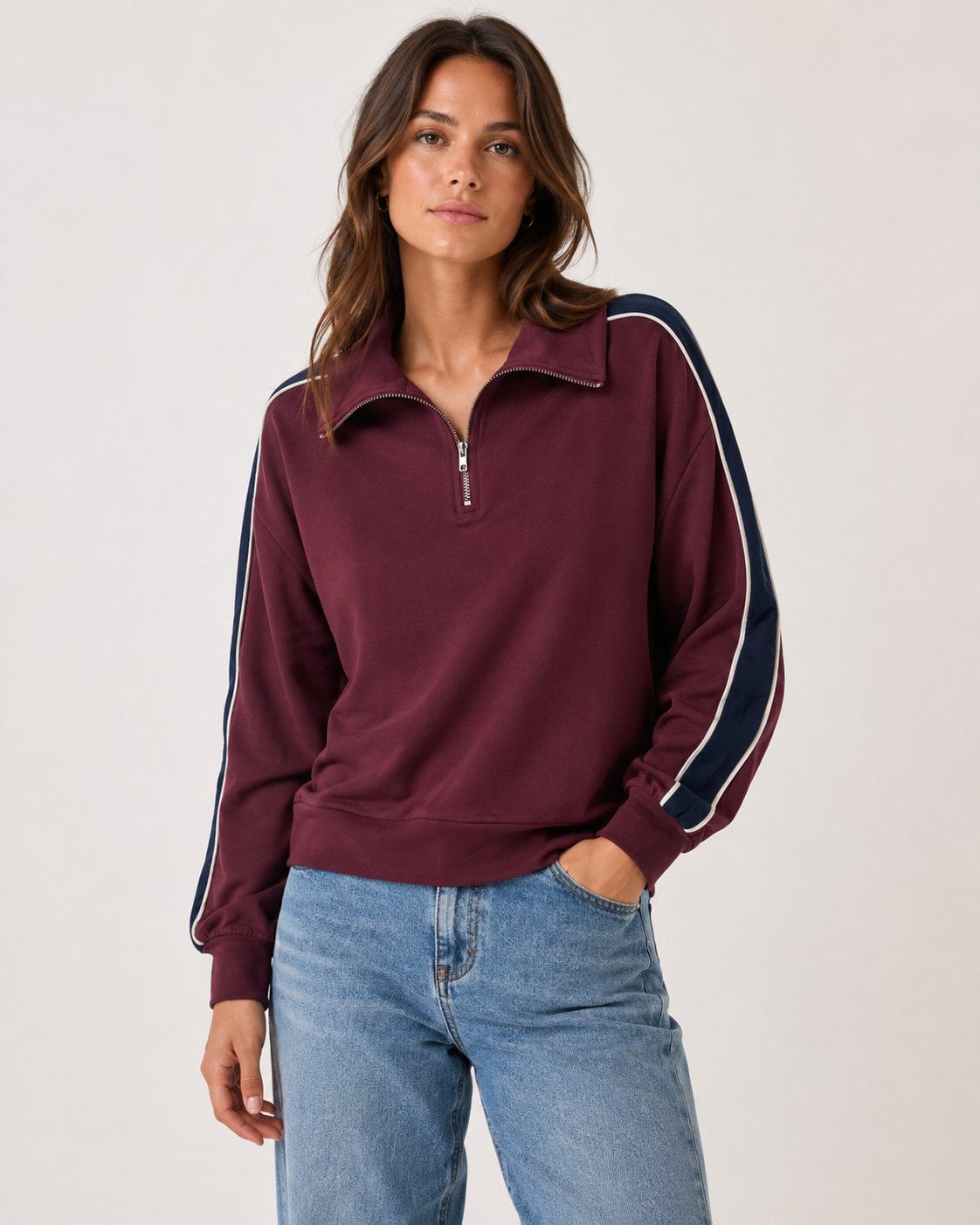QUARTER ZIP PULLOVER