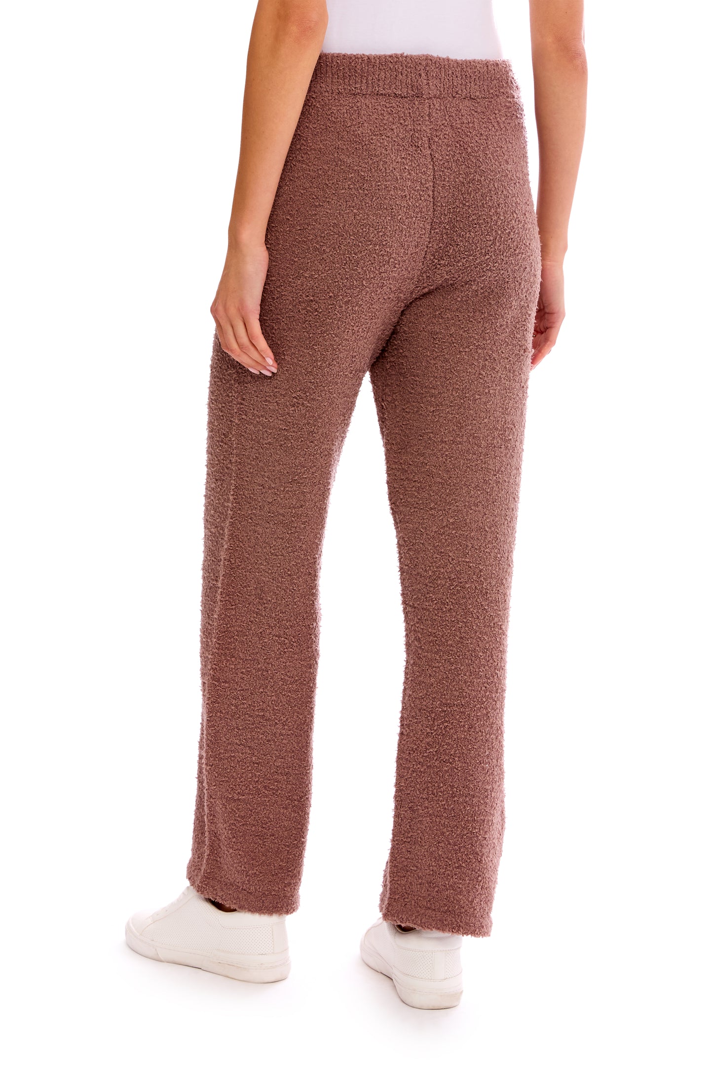 SILKY PLUSH TIE FRONT SWEATER PANT