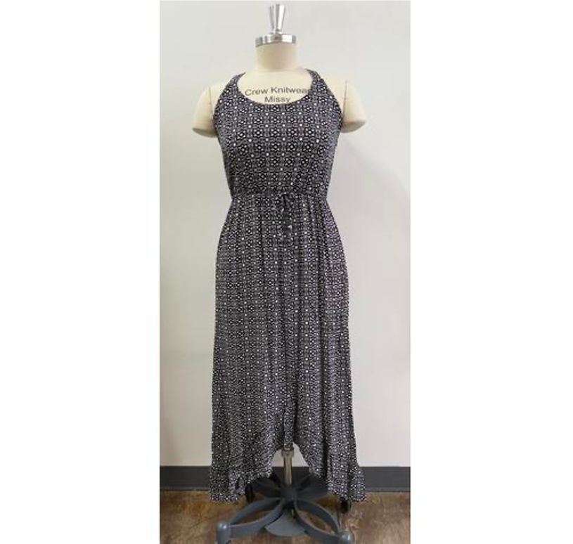 X-CROSS STRAP TIER MIDI DRS