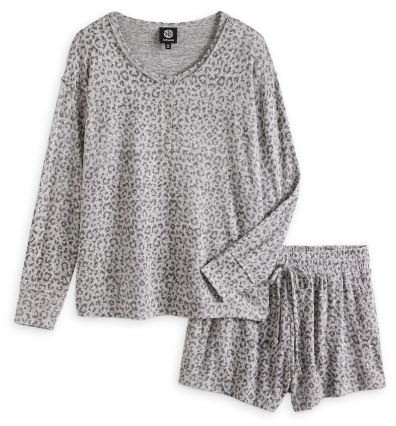 COZY HENLEY TOP & SHORT SET