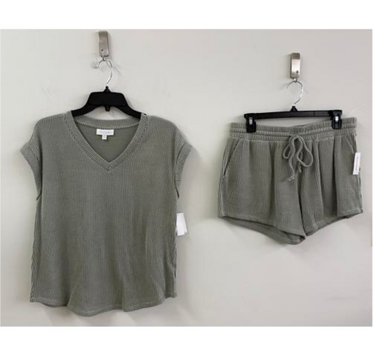 SS V NECK & SHORT SET  (WS)