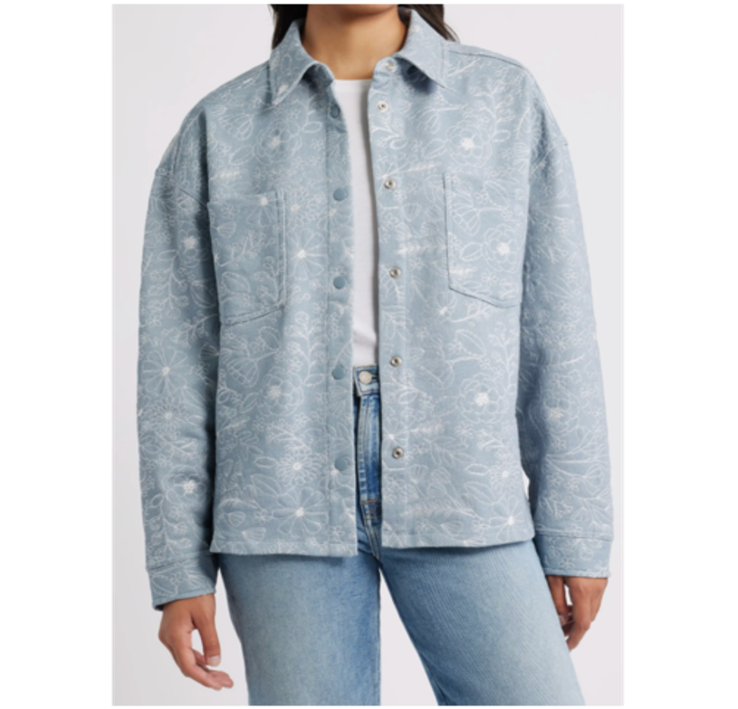 SHACKET W/EMBROIDERY