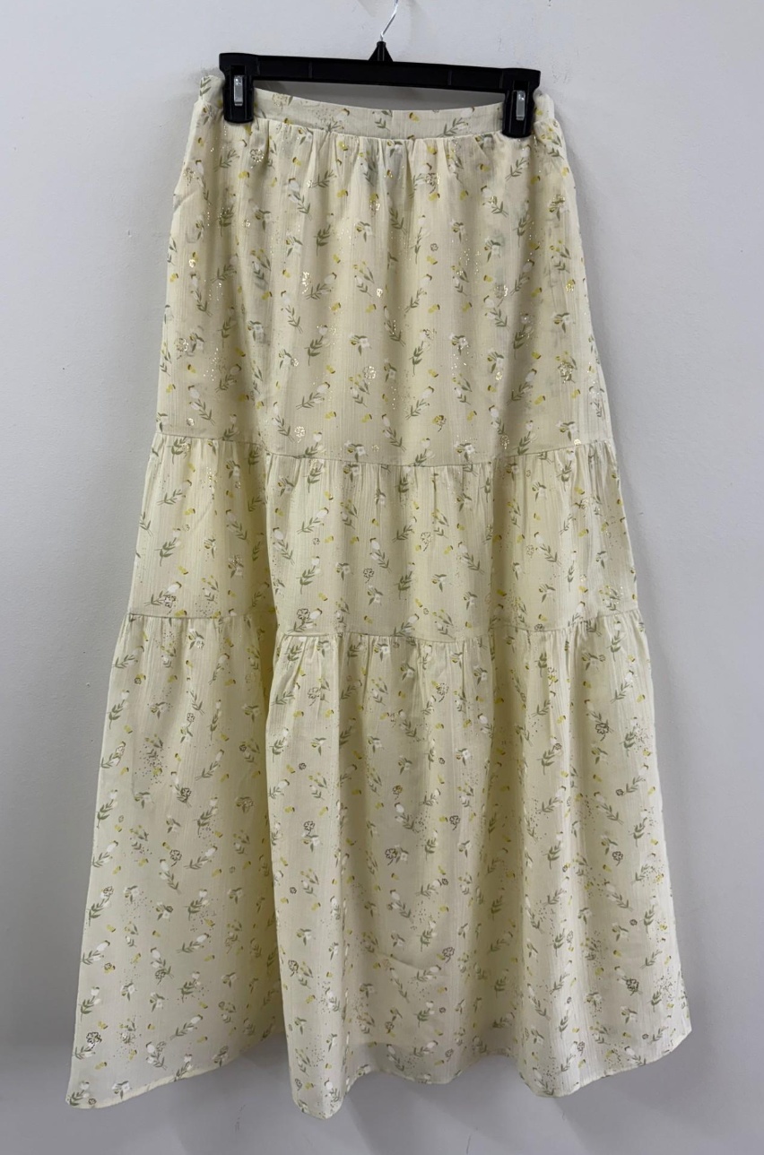 TIERED MAXI SKIRT WITH POCKETS – Bobeau TIERED MAXI SKIRT WITH POCKETS – Bobeau