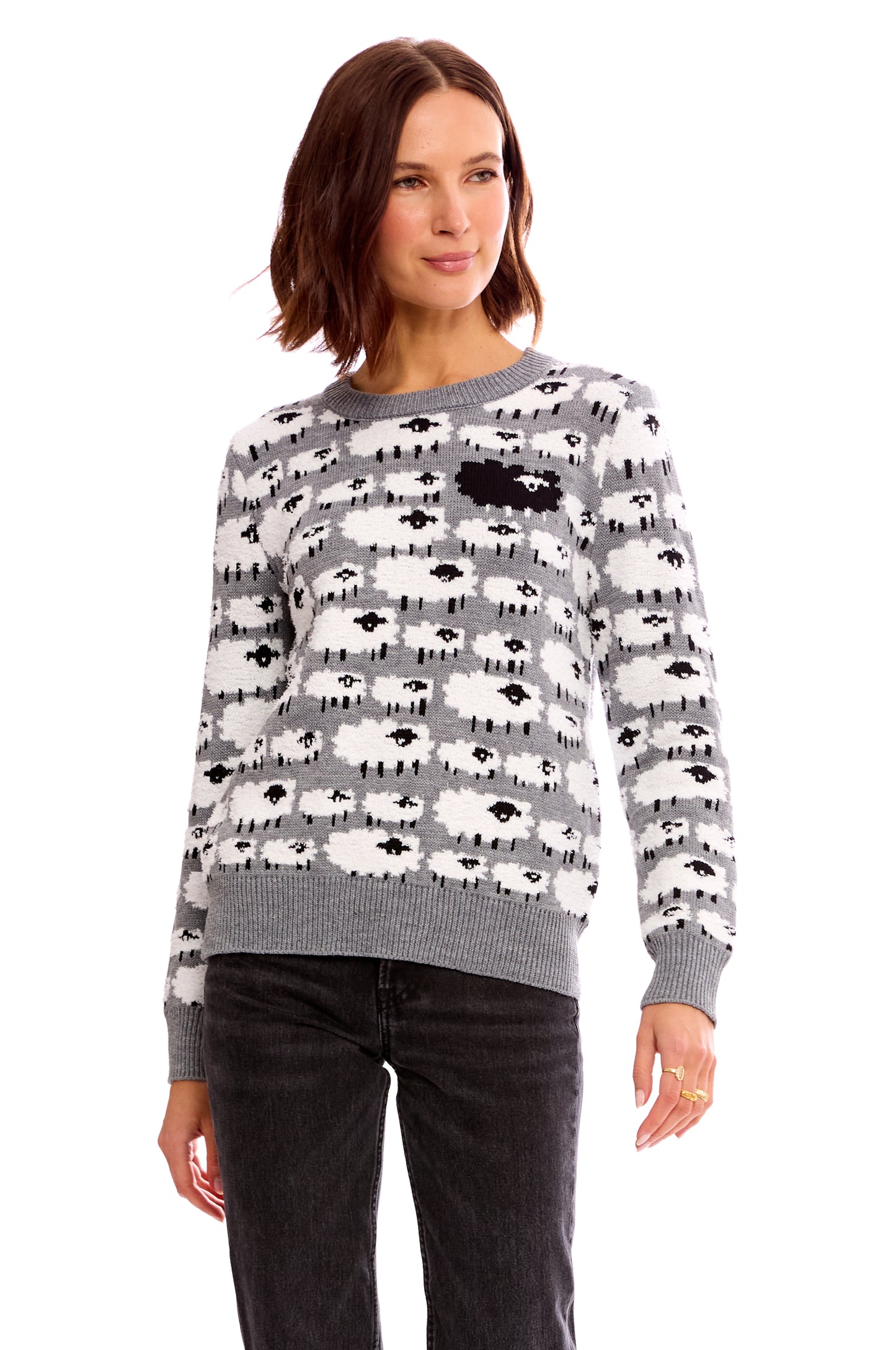 BLACK SHEEP PULLOVER SWEATER