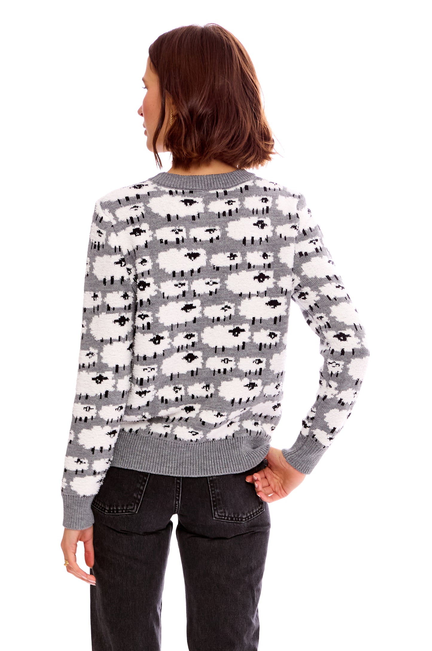 BLACK SHEEP PULLOVER SWEATER