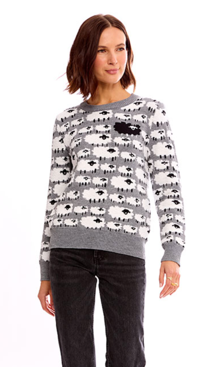 BLACK SHEEP PULLOVER SWEATER