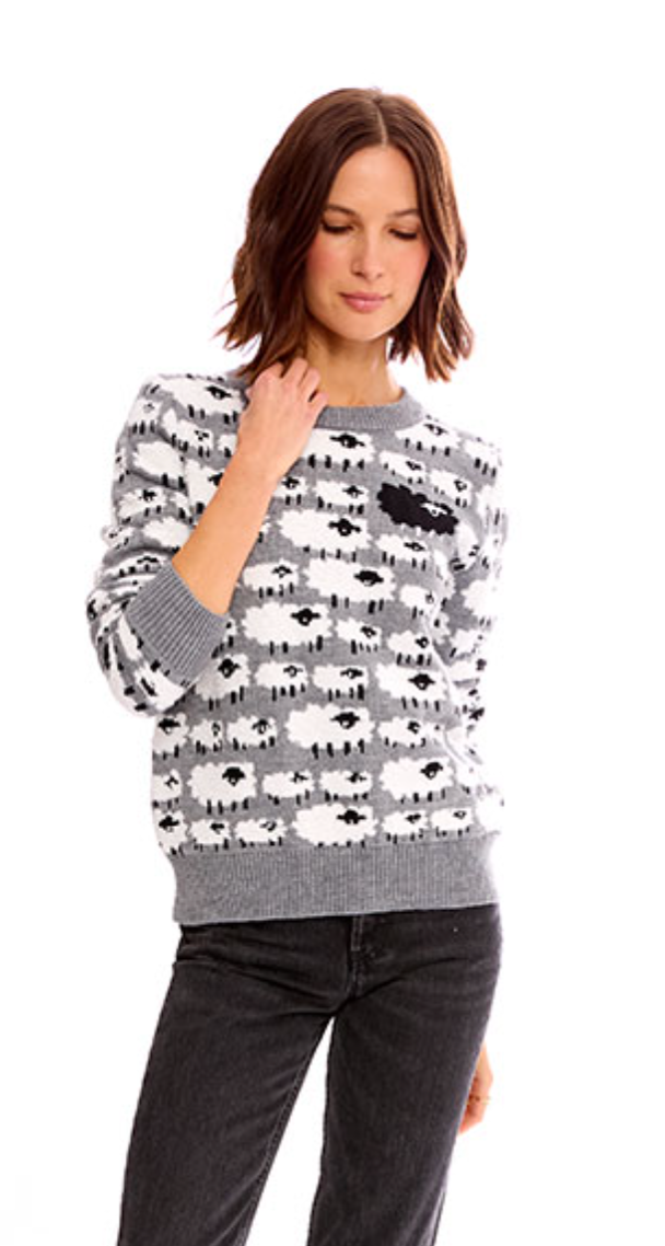 BLACK SHEEP PULLOVER SWEATER