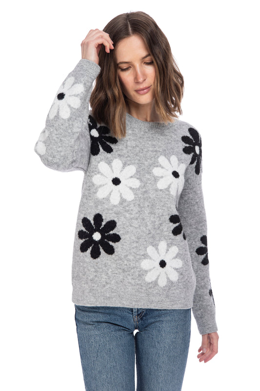 DAISY JACQUARD SWEATER