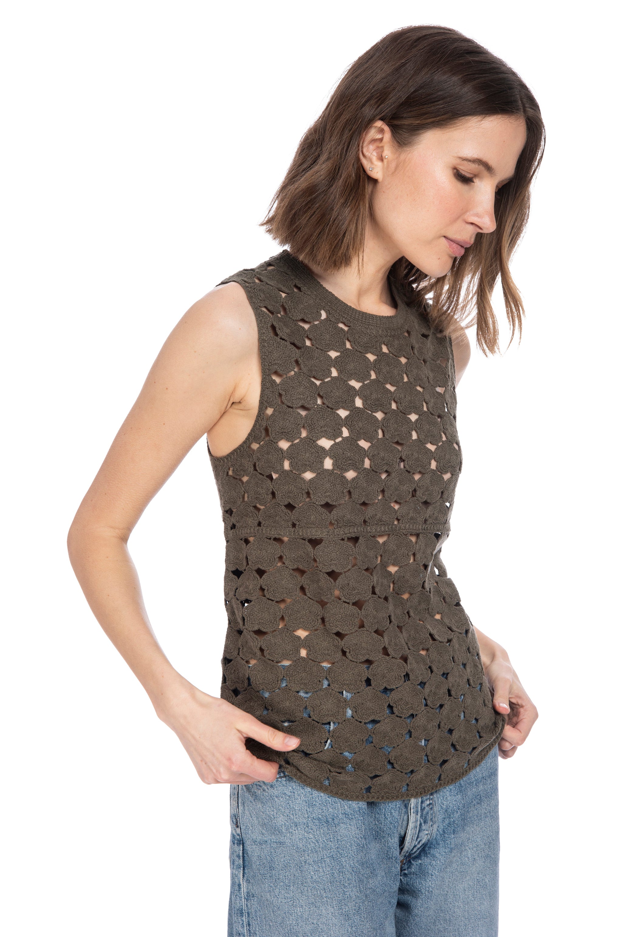 “Boke Flower 2.0” ribbed tank Top