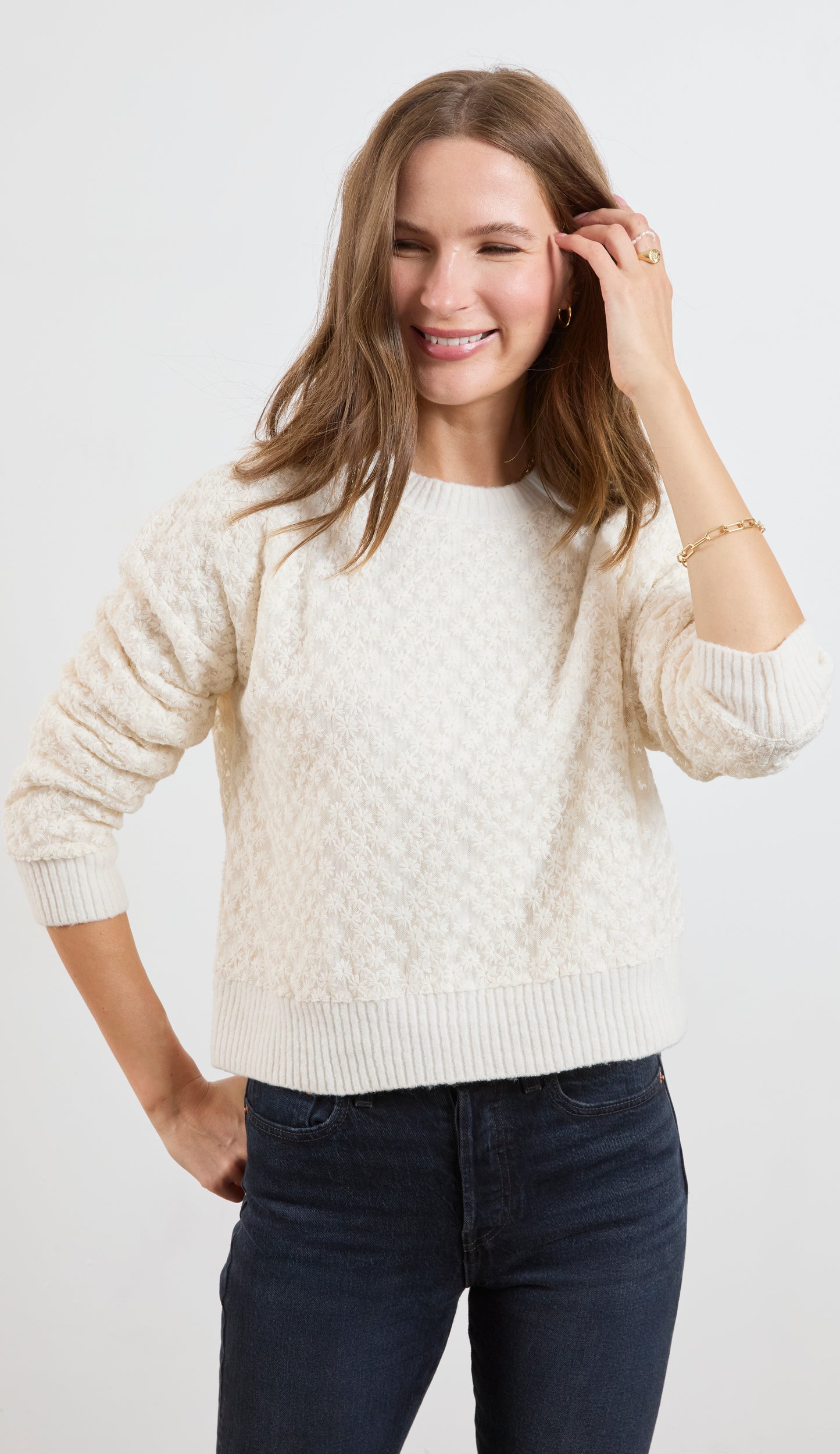 FINE GAUZE MIXED MEDIA SWTR