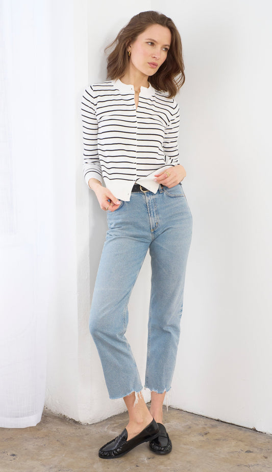 LS BUTTON UP CARDIGAN