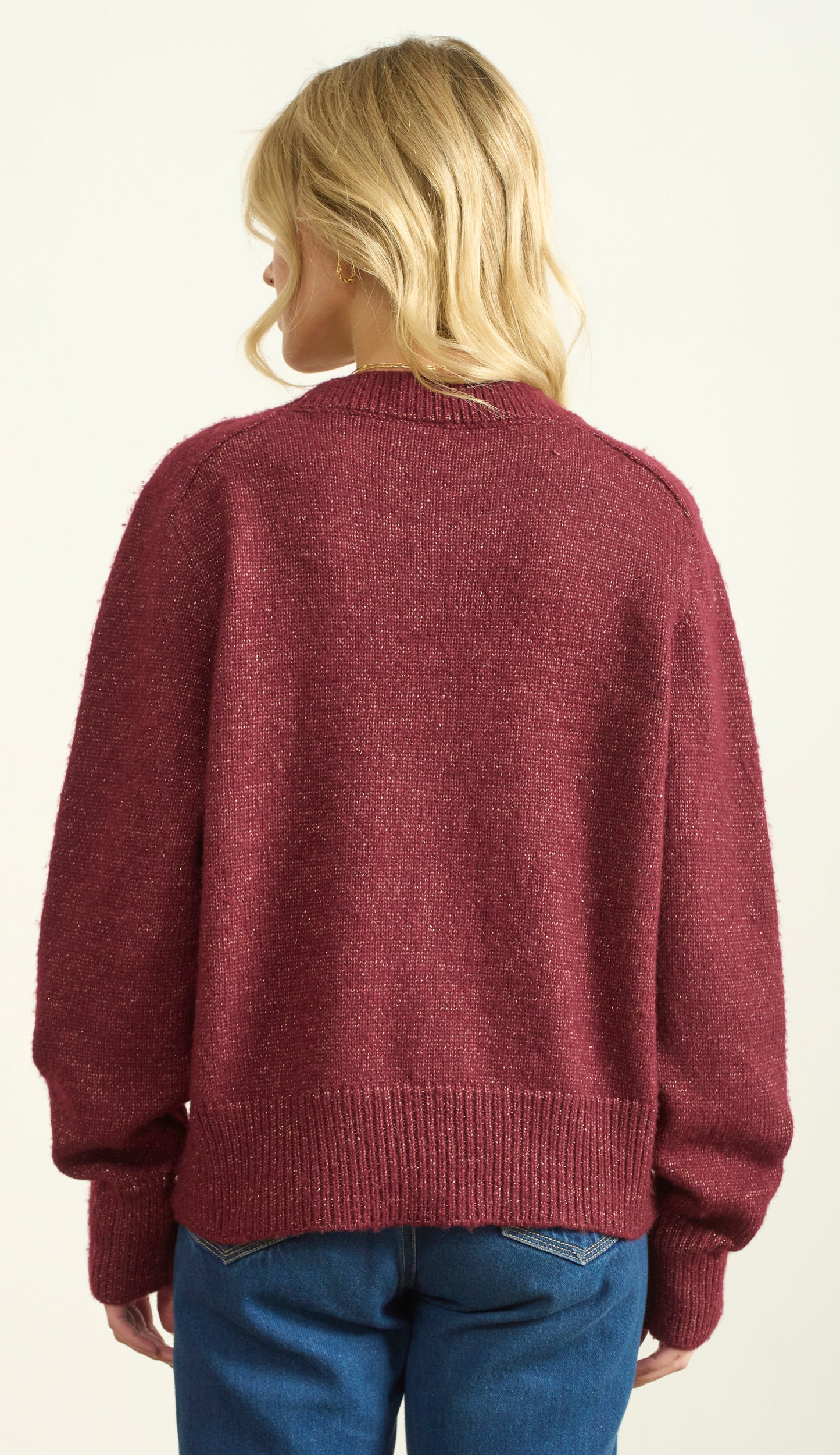 CREWNECK LUREX SWEATER
