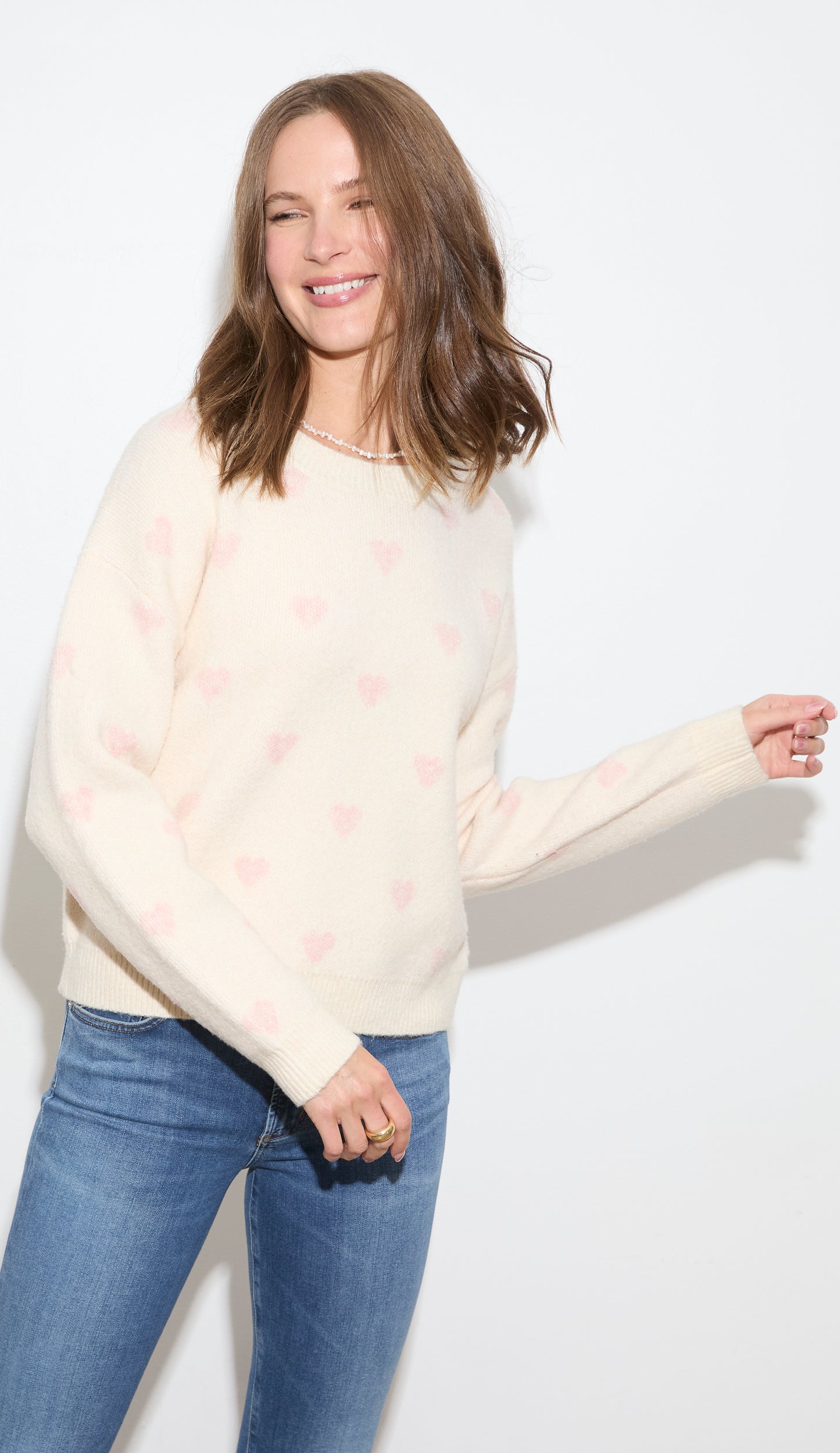 MINI HEARTS SWEATER
