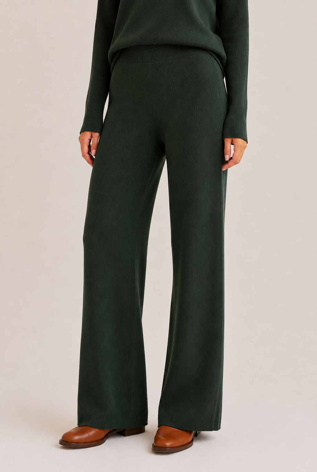 RIB SWEATER PANTS