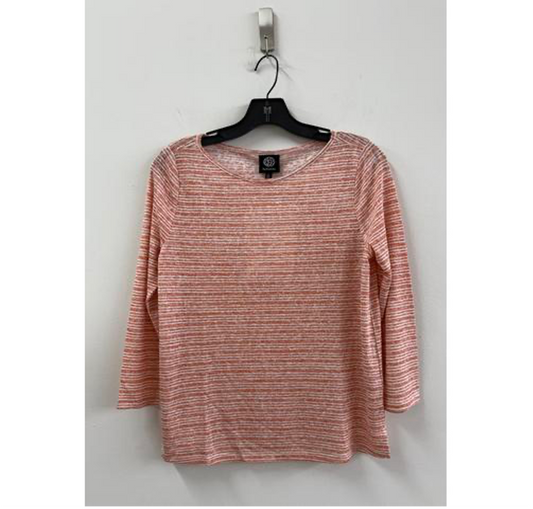 3QTR SLV BATEAU NECK TOP