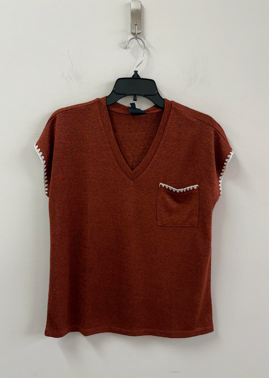 WHIPSTITCH POCKET CATY TEE