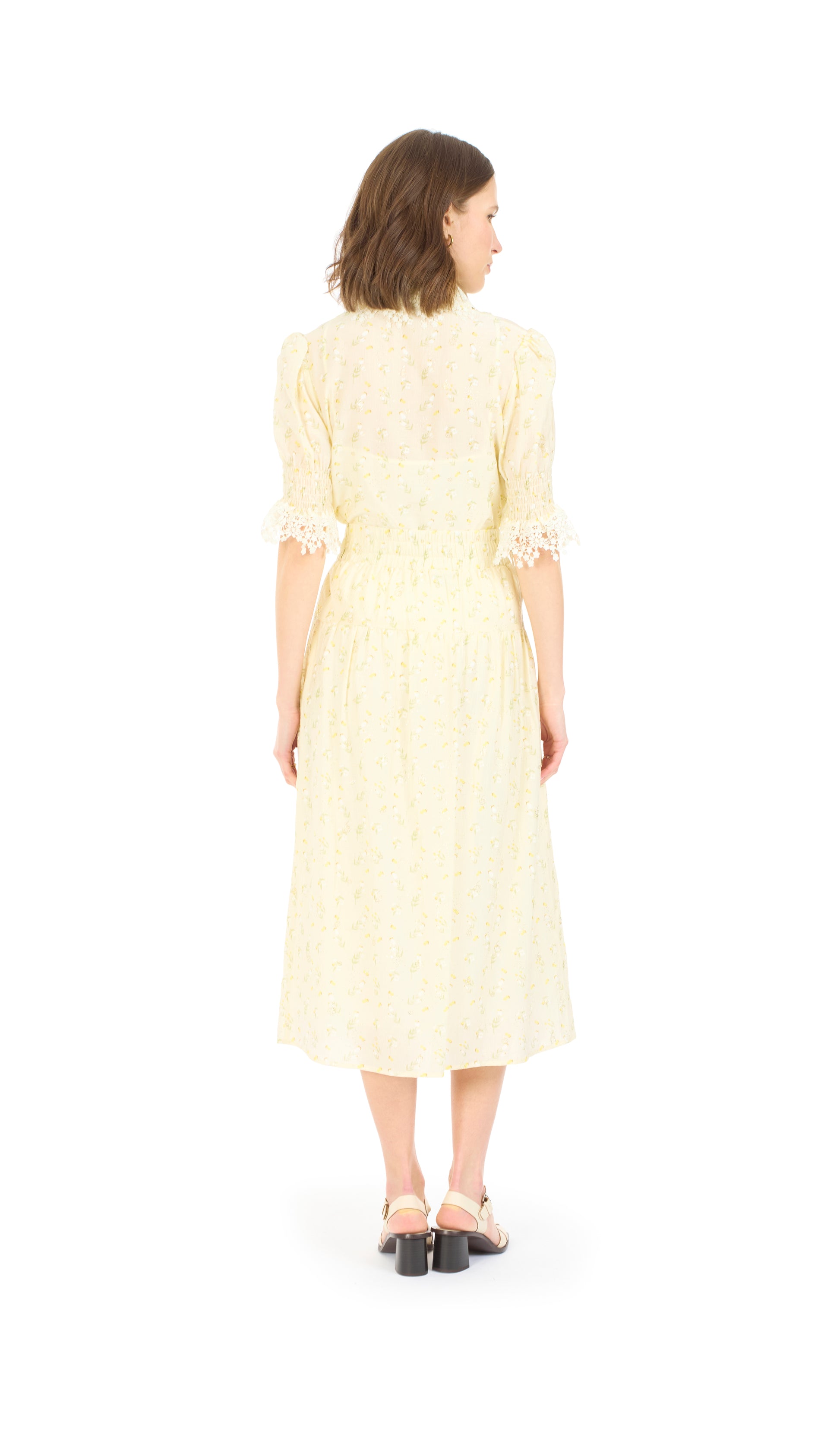 LACE EDGE COLLAR TOP Bobeau LACE EDGE COLLAR TOP Bobeau